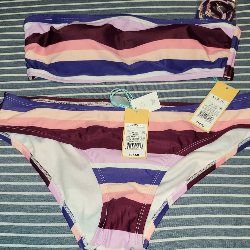 Kona sol by target bikini swimsuit large